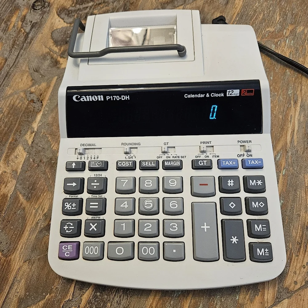Canon P170-DH Calculator with Printer.
